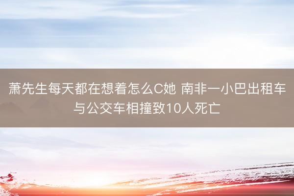 萧先生每天都在想着怎么C她 南非一小巴出租车与公交车相撞致10人死亡