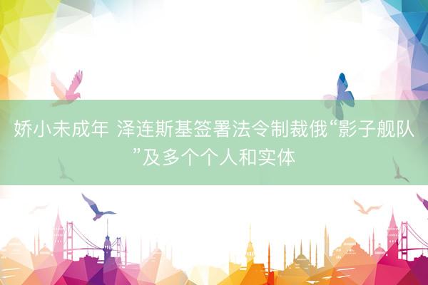娇小未成年 泽连斯基签署法令制裁俄“影子舰队”及多个个人和实体